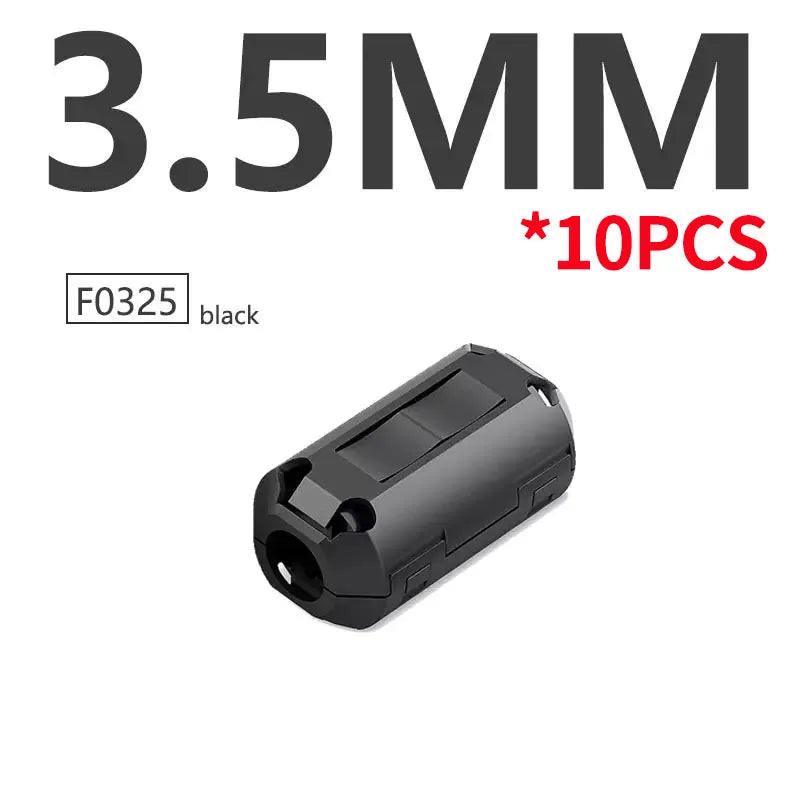 10 Stück Schnapp magnet ring ferrit filter für Kabel abschirmung abnehmbarer EMK-Innen durchmesser 3,5mm 5/7/9/11/13/15mm Ent magneti sierungs filter