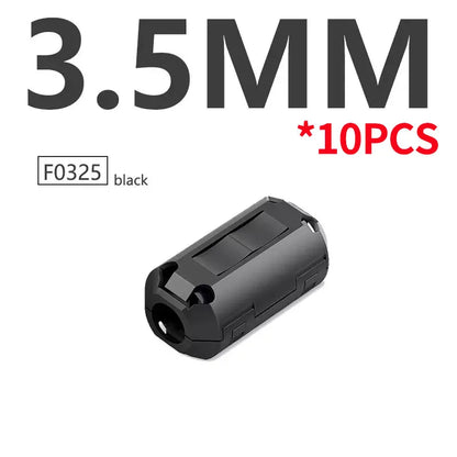 10 Stück Schnapp magnet ring ferrit filter für Kabel abschirmung abnehmbarer EMK-Innen durchmesser 3,5mm 5/7/9/11/13/15mm Ent magneti sierungs filter