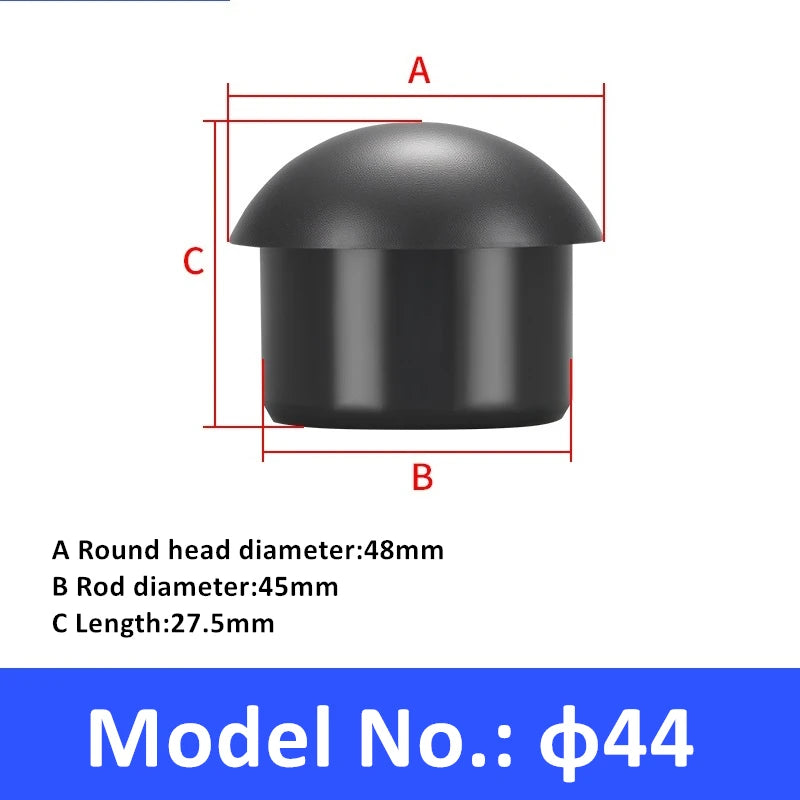 Halbkugelförmiger Plug aus PA66-Nylon, hochwertiger, gewindelfreier Plug, Pilzkopf, staubdicht, wasserdicht