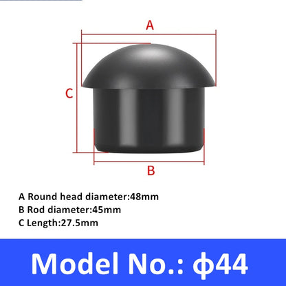 Halbkugelförmiger Plug aus PA66-Nylon, hochwertiger, gewindelfreier Plug, Pilzkopf, staubdicht, wasserdicht