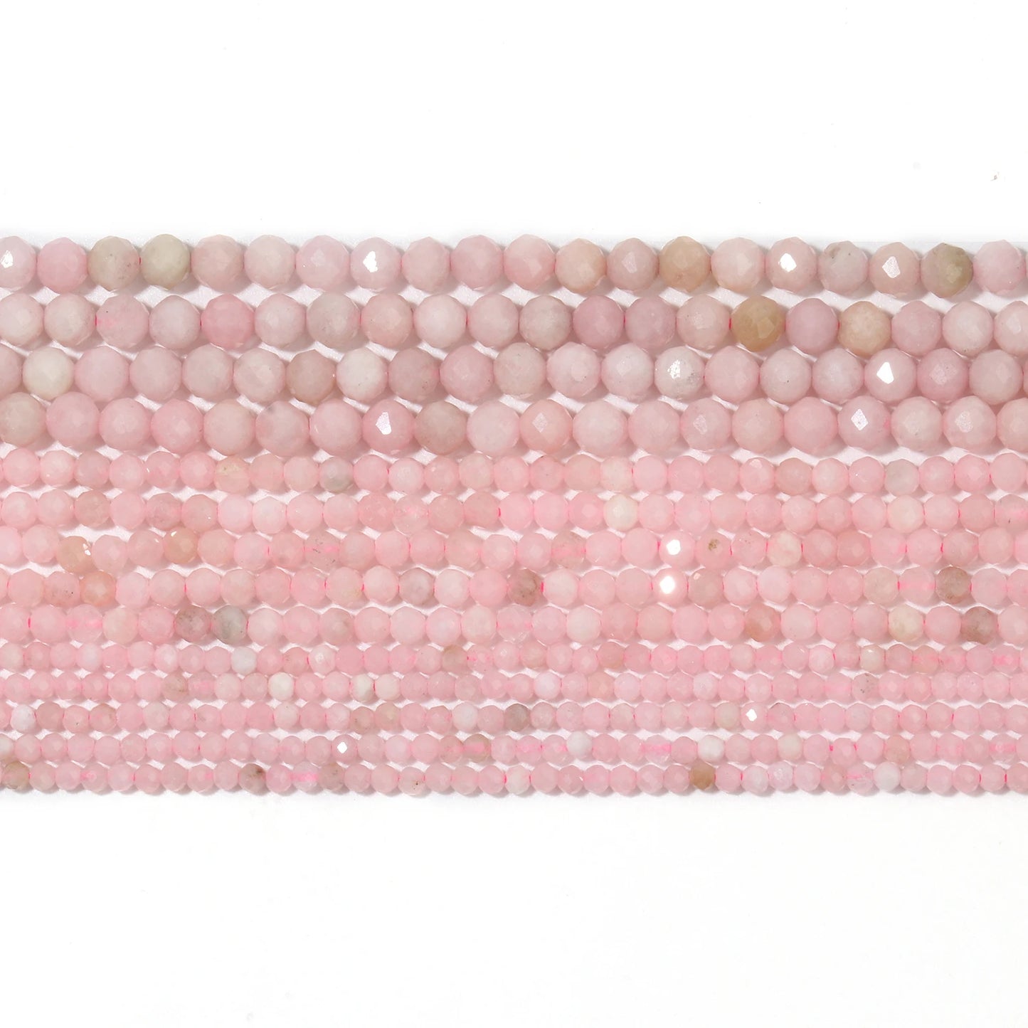 2 3 4mm natürliche facettierte Citrin Opal Jade Onyx Edelstein Perlen runde Mineral perlen für Schmuck herstellung DIY Armband Zubehör