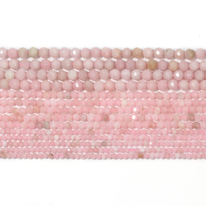 2 3 4mm natürliche facettierte Citrin Opal Jade Onyx Edelstein Perlen runde Mineral perlen für Schmuck herstellung DIY Armband Zubehör
