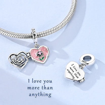 Flugzeug-Charm, 925er Silber, Original-Zirkon, Kleeblatt, Avocado, Charms, Perle, passend für Armbänder, DIY-Schmuck für Frauen, Hochzeitstag, Geschenk