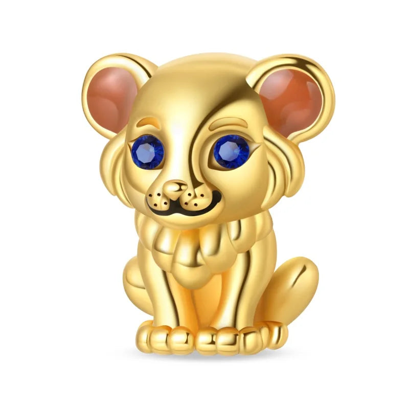 Charms-Perlen aus 925er-Sterlingsilber, Golden Retriever PuppyThe Whale, kann geöffnet und geschlossene Perlen, passend für DIY-Armbänder, edler Schmuck