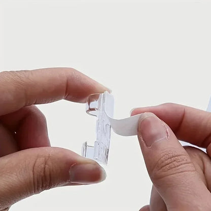 100/150/200 Stück Kabelklemmen, selbstklebende Kabelklemmen, transparente Kabelmanagement-Clips, Kabel-Organizer für Schreibtische, Büros