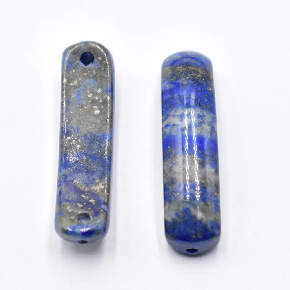 Wholesale10pcs/lot Natürlicher Fluorit Stein Kristall Stecker Anhänger Mode Armband Halskette Zubehör für Schmuckherstellung
