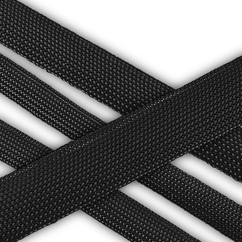 3 m/9,85 Fuß PET erweiterbarer geflochtener Schlauch, flexible Drahtgeflechthülle, schwarz, für TV-Audio-PC-Kabel, schützt vor Kauen von Haustieren