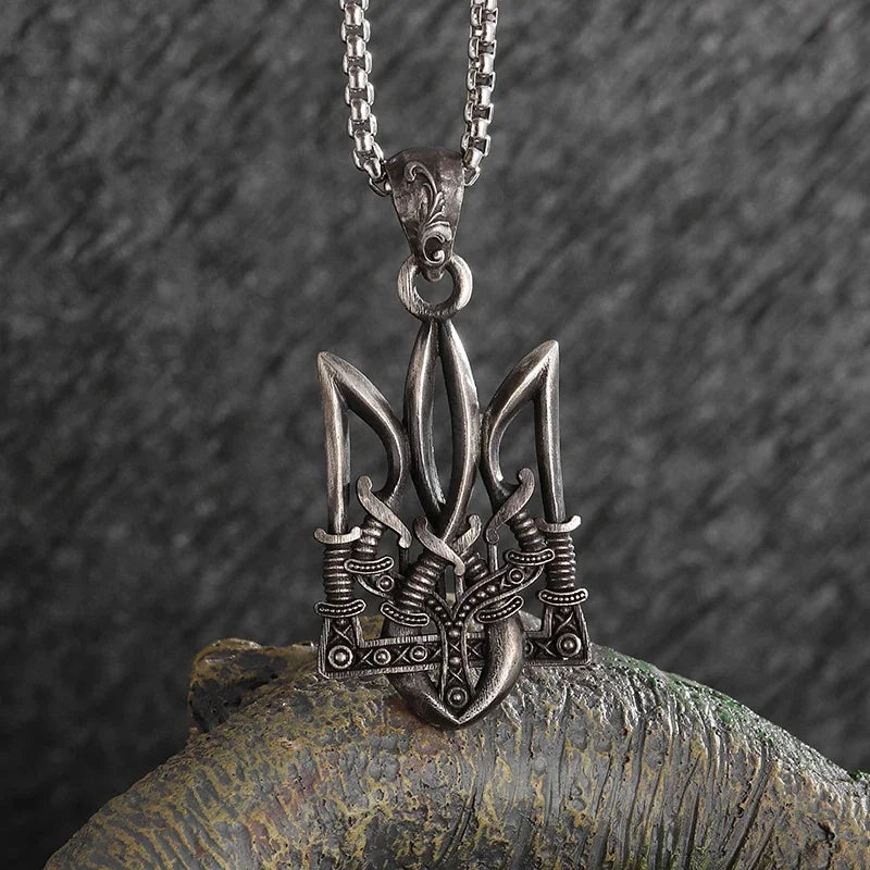 Vintage Gothic Totenkopf Jesus Kreuz Anhänger Halskette Katholischer Schmuck für Männer Punk Religiöse Amulett Halskette