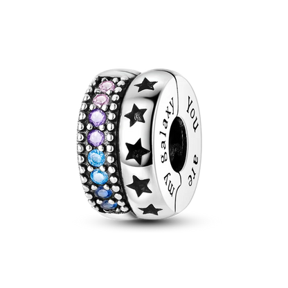 Silberverschluss, 925er-Sterlingsilber, CZ-Pflaster-Clip-Charms, Gänseblümchen-Perlen, Stopper, Sicherheitskette, passend für Original-Armreif, Schmuck-Clip