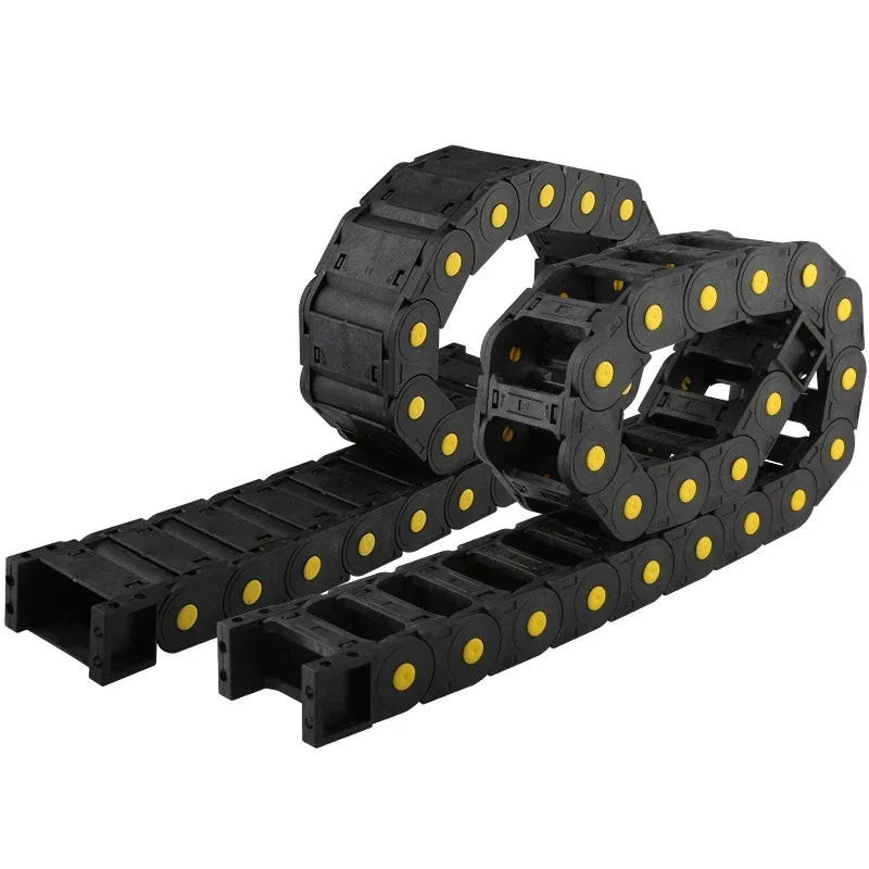Kabels chlepp kette Draht träger 45*50 60 75 1000 Übertragung mm End stecker für CNC-Router-Maschinen kabel