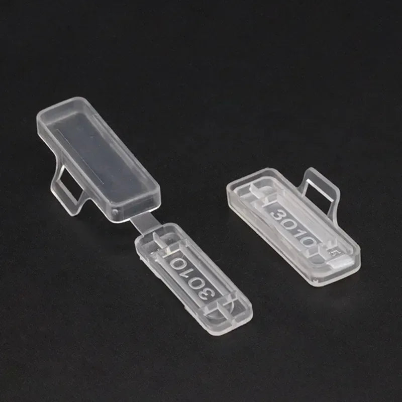 100PCS Kunststoff Wasserdichte Kabel Zeichen Karten Label Display Identifikation Box Kabelbinder Marker Tag Täglichen Werkzeug 3010 3020 4010 4020