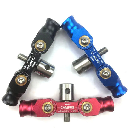 DECUT Archery V-Bar-Stabilisator-Komponenten, doppelte V-Bar, verstellbare Balance-Stange, stoßfeste Stangenverbindungs-Basis