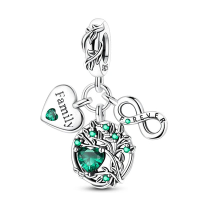 Flugzeug-Charm, 925er Silber, Original-Zirkon, Kleeblatt, Avocado, Charms, Perle, passend für Armbänder, DIY-Schmuck für Frauen, Hochzeitstag, Geschenk