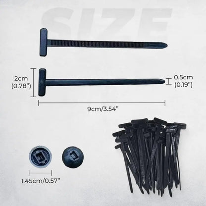 1000 Stück selbstsichernde Nylon-Kabelbinder, verstellbare Kabelbinder für Autoreparatur, Heimwerken, Zuhause, Büro, Gartenarbeit, Organisation von Drähten