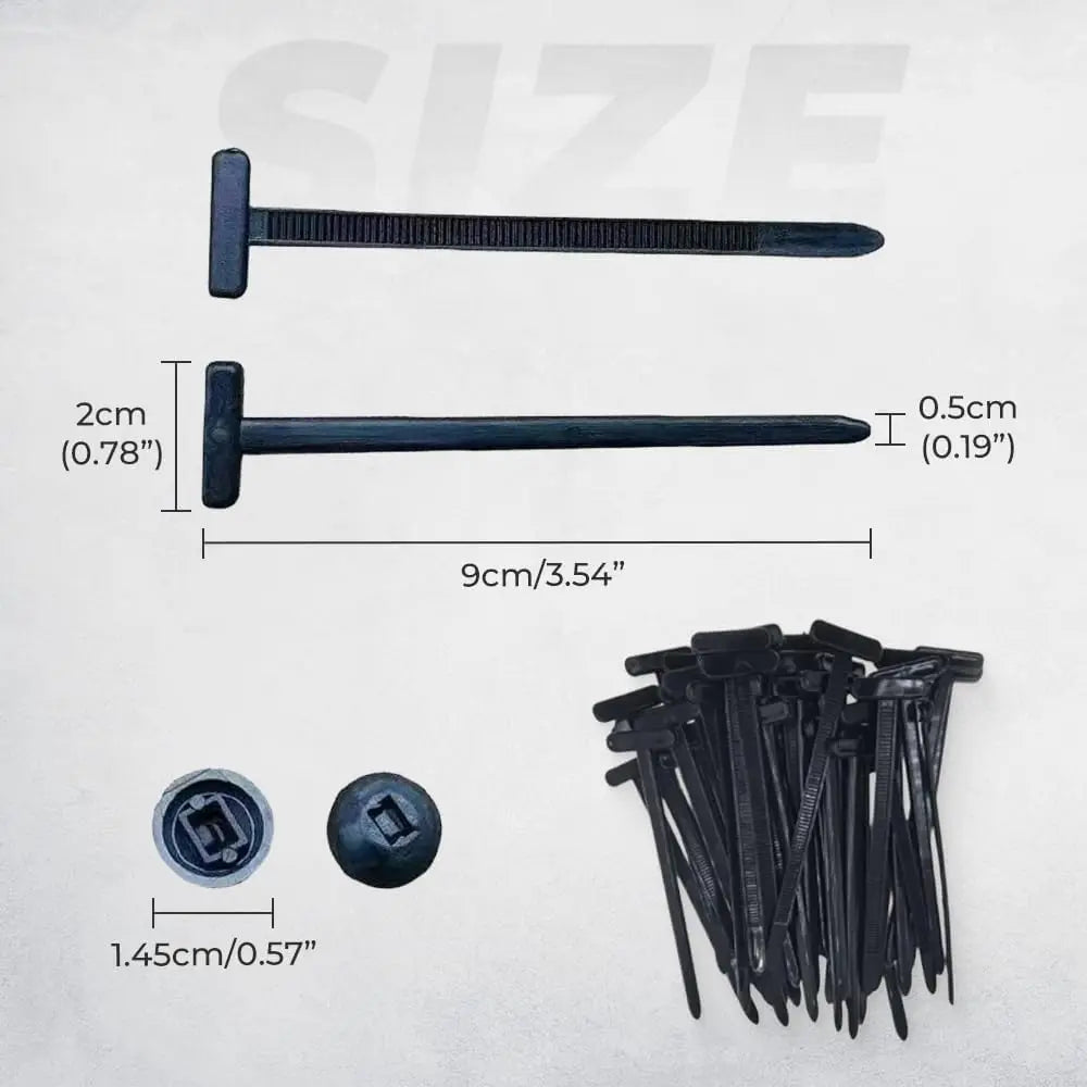 10–1000 Stück selbstsichernde Nylon-Kabelbinder, verstellbare Kabelbinder für Autoreparatur, Heimwerken, Zuhause, Büro, Gartenarbeit, Organisation von Drähten