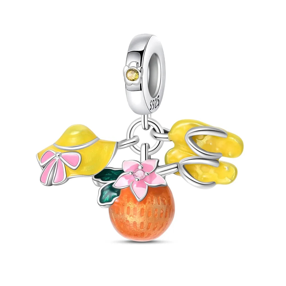 Klassische rote High Heels und goldene Turnschuhe aus 925er-Sterlingsilber, Fußball-Trophäe, baumelnder Charm, passend für Armbänder, Boutique-Schuhserie, Geschenke