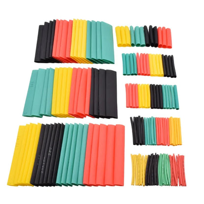 127/164/328/580/780 Stück Polyolefin-Wärmedämmkabel, Draht, Schrumpfschlauch, Schrumpfschlauch, 2:1 Wickelhülsen, Rohr, sortiertes Set