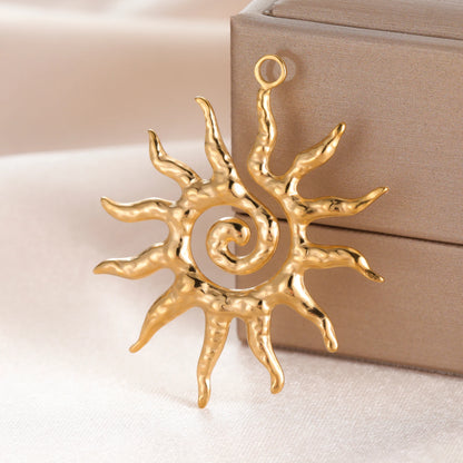 Teamer 3 teile/los Sonne Muster Charms Edelstahl Für Halskette Herstellung Von Schmuck Vintage Zubehör Gott Amulett Geschenk Neue 2026
