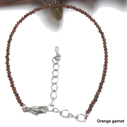 High Quality Natural Stone 2-3mm Handmade Micro Faced Beads Women's Agate Crystal Zircon Bracelet Jewelry Gift