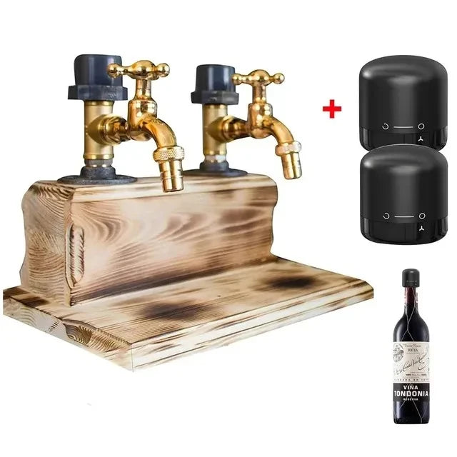 Spender Wasserhahn Whisky Spender Holz Whisky p Holz Weinform geeignet für Freunde sammeln, Familien treffen