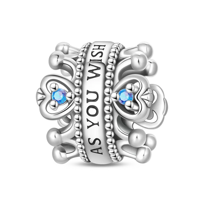 Klassische „King Of The Forest“-Perlen aus 925er-Sterlingsilber und glänzender roségoldener Kronen-Anhänger, passend für Armbänder, wunderschöne Schmuckgeschenke