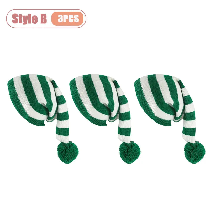 Weihnachtsmütze im Weihnachtsmann-Kostüm-Stil, festliche Mütze für Outdoor-Aktivitäten, Urlaub, Party, Dekoration und Weihnachtsgeschenke für die Familie