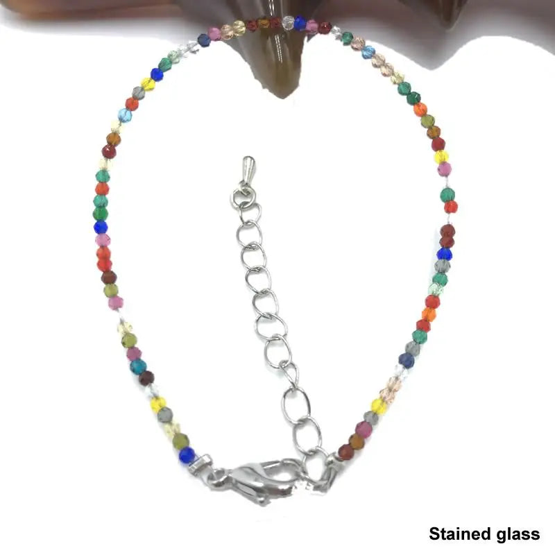 High Quality Natural Stone 2-3mm Handmade Micro Faced Beads Women's Agate Crystal Zircon Bracelet Jewelry Gift