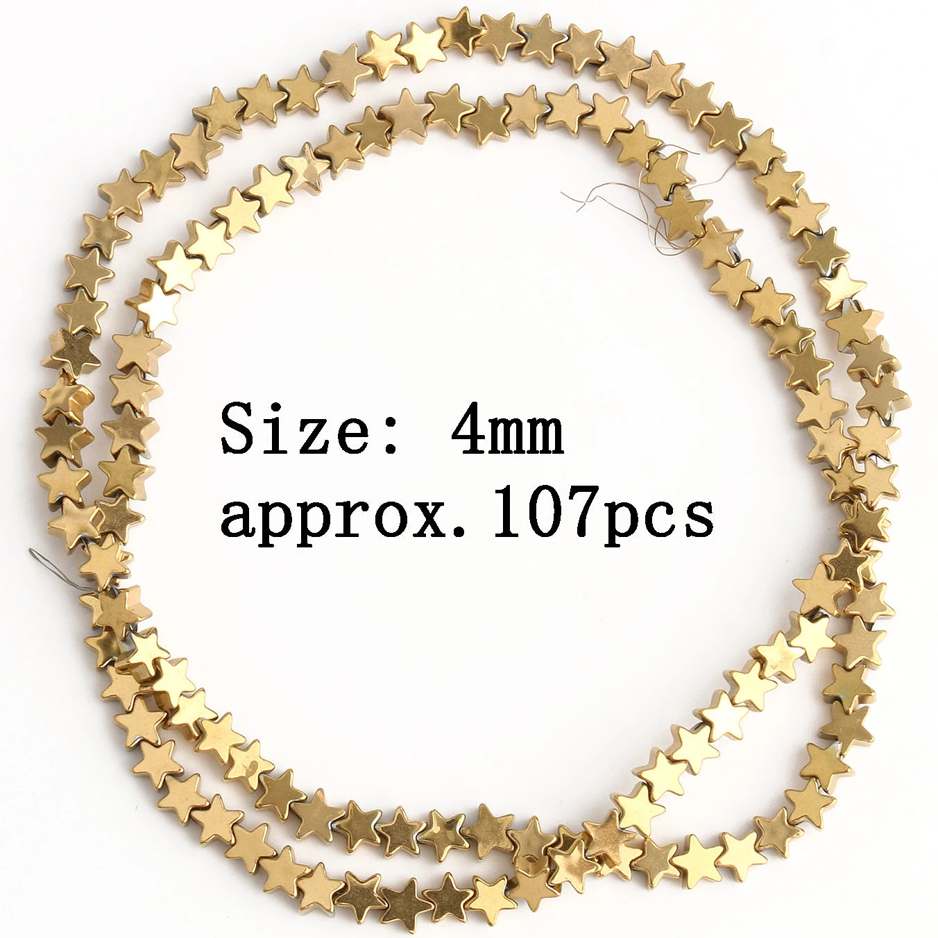 AAA+ Retention Farbe Natürliche vergoldete Hämatit Perle Herz Runde Stern Spacer Lose Perlen für Schmuck Machen DIY Charm Armband