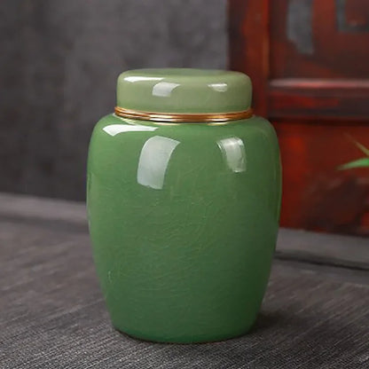 Funeral Cremation Coffin Burial Ashes Reliquary Ceramic Pet Urn Small Animal Ashes Container Dog Remembrance of Deceased Pets