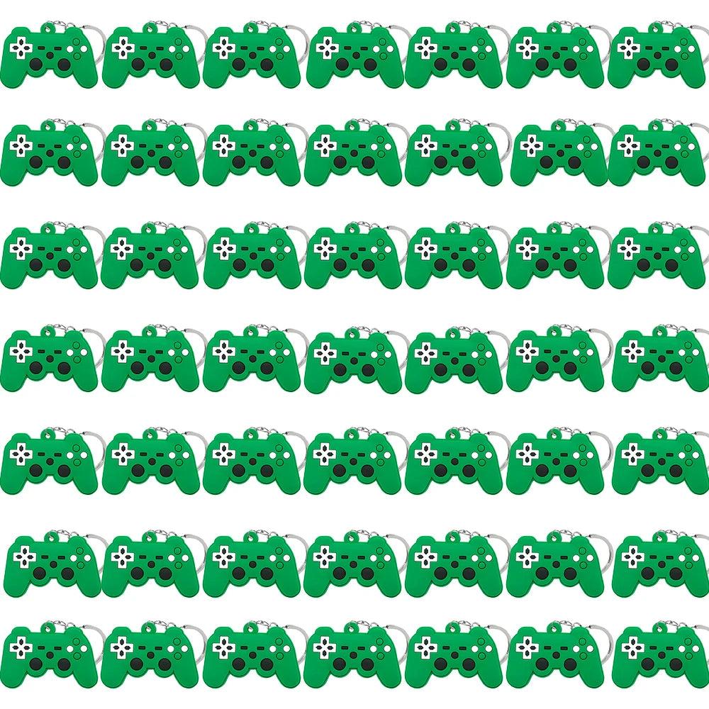 50PCS Schlüsselbund für Jungen Männer Gamepad Schlüsselring Joystick Game Controller Schlüssel Zubehör fit Handtasche Schlüssel Anhänger Freunde Schlüssel geschenke