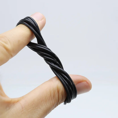 100/20 Stück O-Ringe Dichtungen Dichtung Gummi Schwarz O-Ring Ölbeständiger Gummi-O-Ring Hochtemperatur-NBR-Dichtungsscheibe 1/1,5/2/3/4 mm