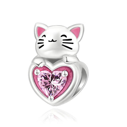 Tier-Serie, 925er-Sterlingsilber, Qualle, Pfau, Schildkröte, Kaninchen, Frosch, Charm, passend für DIY-Armbänder, Halsketten, Geschenke für Kinder