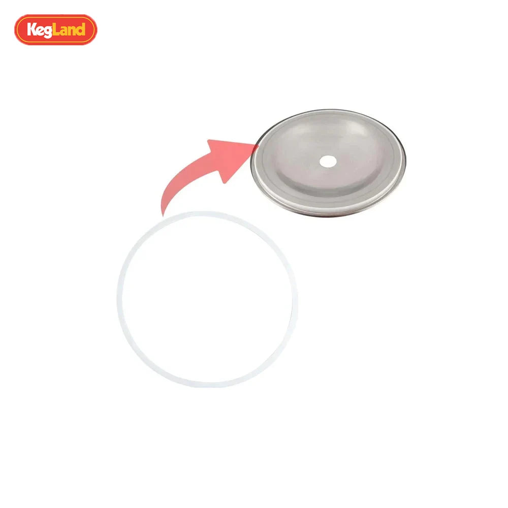 KegLand G1/G2 Silikon-Dichtung, Destillationsdeckel, O-Ring-Dichtungsscheibe (geeignet für 35/65L BrewZilla/Digiboiler)