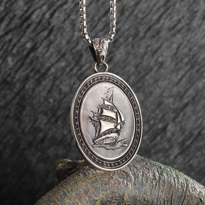 Vintage Gothic Totenkopf Jesus Kreuz Anhänger Halskette Katholischer Schmuck für Männer Punk Religiöse Amulett Halskette