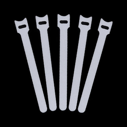 50–500 Stück T-förmige Kabelbinder, 200 mm, wiederverwendbarer Verschluss, Klettverschluss, verstellbare Kabelbinder, Organizer, Befestigungsband