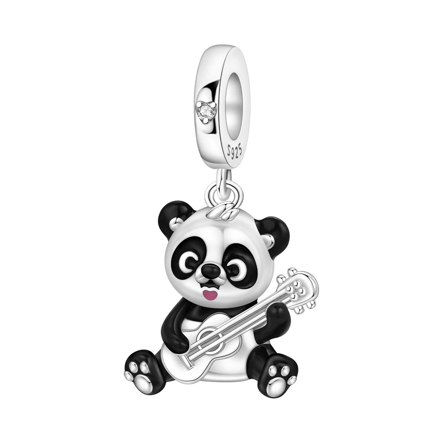Exquisiter 925 Sterling Silber Panda Chamäleon Waschbär, Koi Welpen Tier-Anhänger Passend für DIY Armband Halskette Premium Party Geschenke
