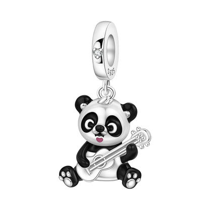 Exquisiter 925 Sterling Silber Panda Chamäleon Waschbär, Koi Welpen Tier-Anhänger Passend für DIY Armband Halskette Premium Party Geschenke