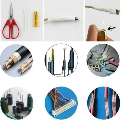 Schrumpfschlauch, 328 Stück, Drahtwickel, Kabelhülse, Sortiment, Verhältnis 2:1, elektrisches Isolierschlauch mit Heißluftpistole, 300 W Heizung