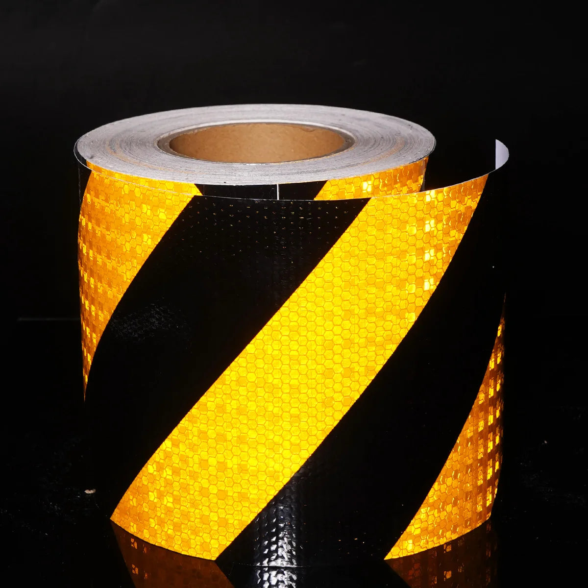 Gelbe Twill-Reflektorstreifen, wasserdichte Klebestreifen, Warnreflektoren, Auffälligkeitsaufkleber