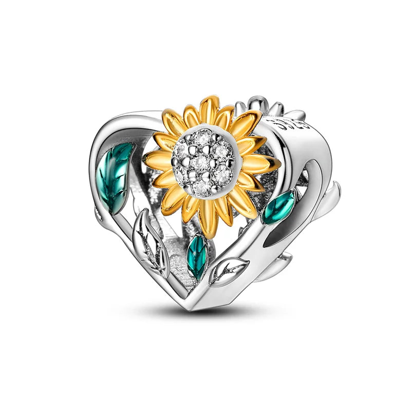 Charms-Perlen aus 925er-Sterlingsilber, Golden Retriever PuppyThe Whale, kann geöffnet und geschlossene Perlen, passend für DIY-Armbänder, edler Schmuck
