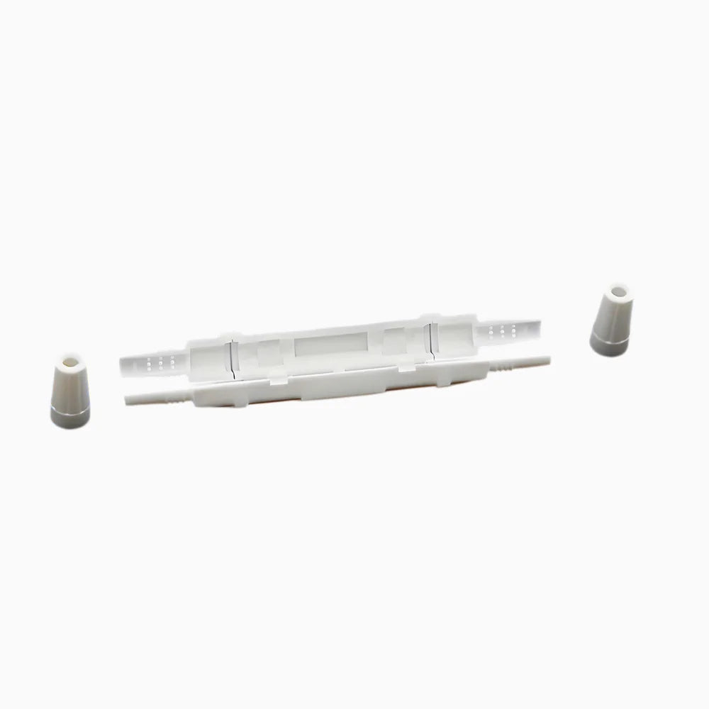 50 Stück Glasfaser-Schutzboxen, kleine runde Schrumpfschläuche zum Schutz von Glasfaser-Spleißplatten