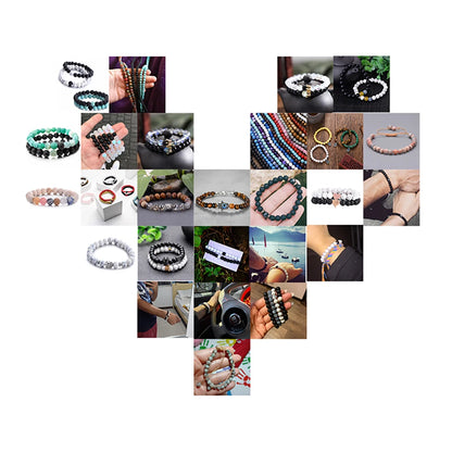 Natürliche Bernstein Achate Runde lose Distanzperlen für Schmuckherstellung DIY Armband Halskette Zubehör 6 8 10 mm