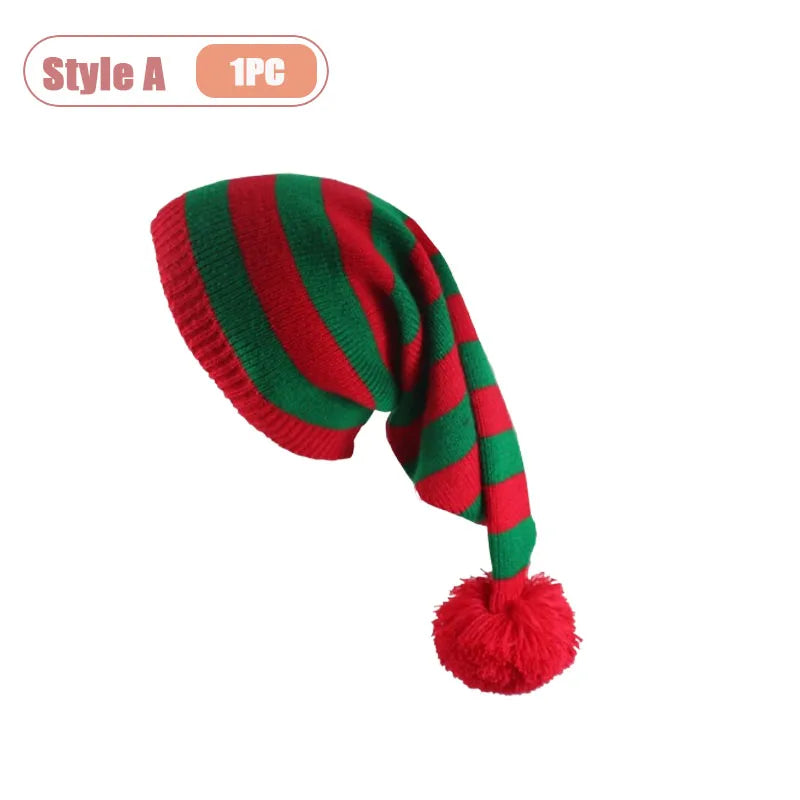 Weihnachtsmütze im Weihnachtsmann-Kostüm-Stil, festliche Mütze für Outdoor-Aktivitäten, Urlaub, Party, Dekoration und Weihnachtsgeschenke für die Familie