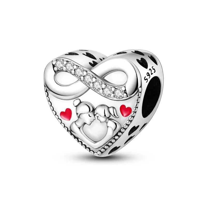 Charm Heiße Verkäufe 925 Sterling Silber Charms Perlen CZ Pave Runde Clip Charms Fit Original Armband Halskette Charms Schmuck Geschenk