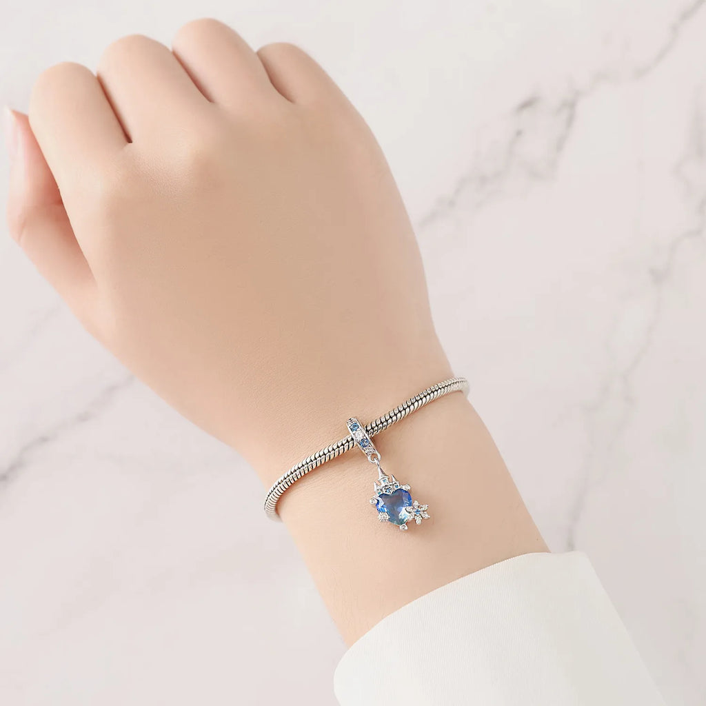 Original S925 Sterling Silber Märchen Der Nussknacker Charms Perlen Fit Armbänder Halskette DIY Party Geschenke Schmuck Zubehör