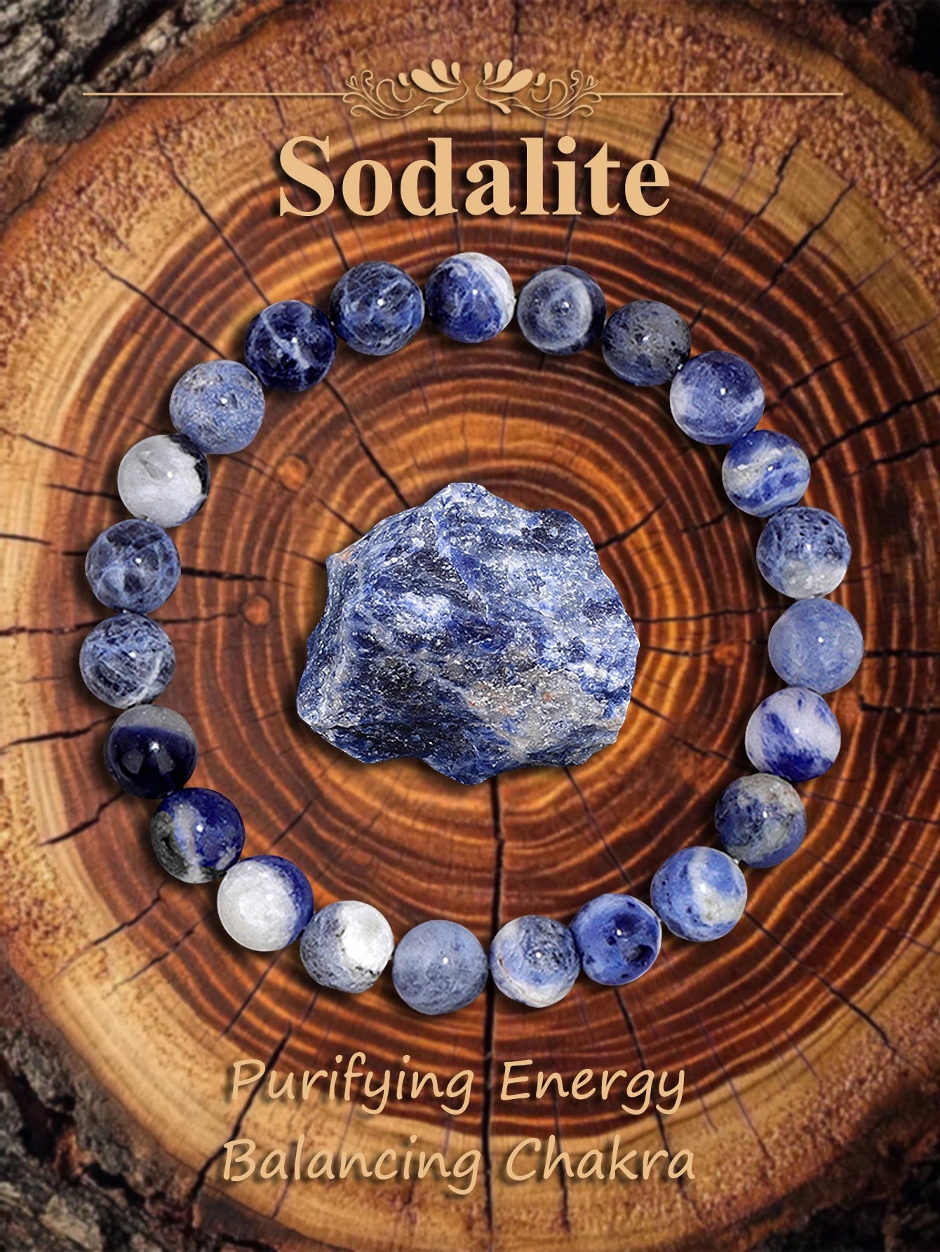 Natürliches blaues schwarzes Drachenader-Achat-Perlenarmband zum Schutz, Energie, Gleichgewicht, Mut, Stärke, spirituelle Heilung, Schmuck, Geschenk
