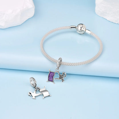 Original S925 Sterling Silber Märchen Der Nussknacker Charms Perlen Fit Armbänder Halskette DIY Party Geschenke Schmuck Zubehör