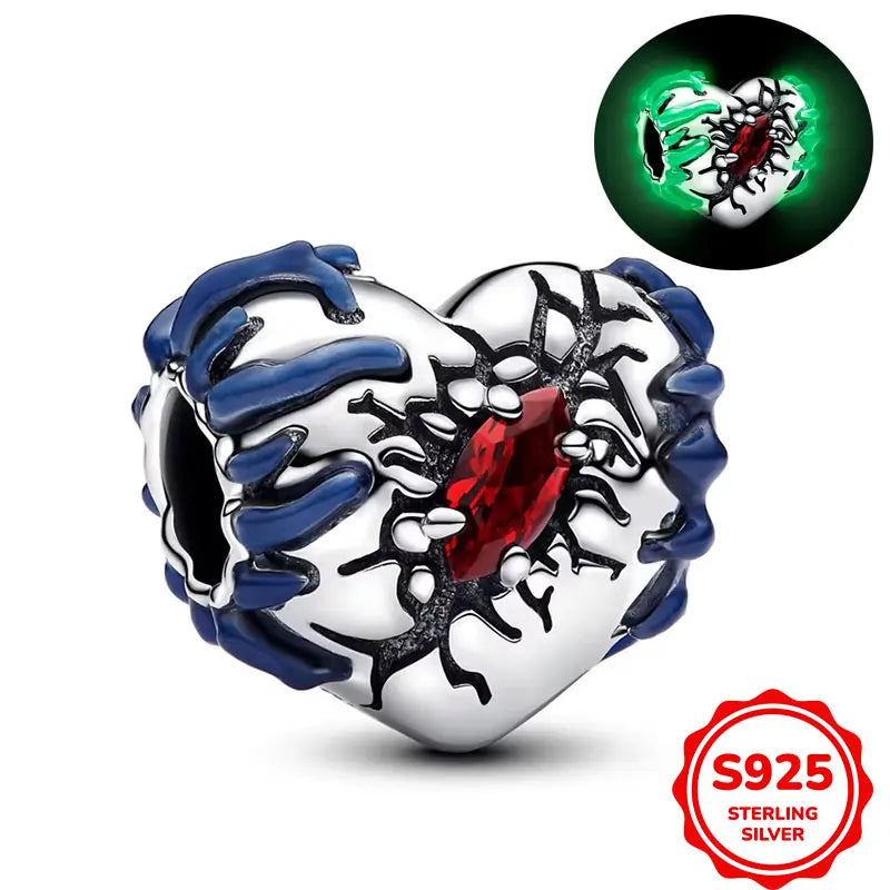 925er-Sterlingsilber, ein Fünf-Sterne-Blumendrache, der seine Gliedmaßen bewegt werden kann, Perlen für Armbänder und Halsketten, exquisite DIY-Schmuckherstellung
