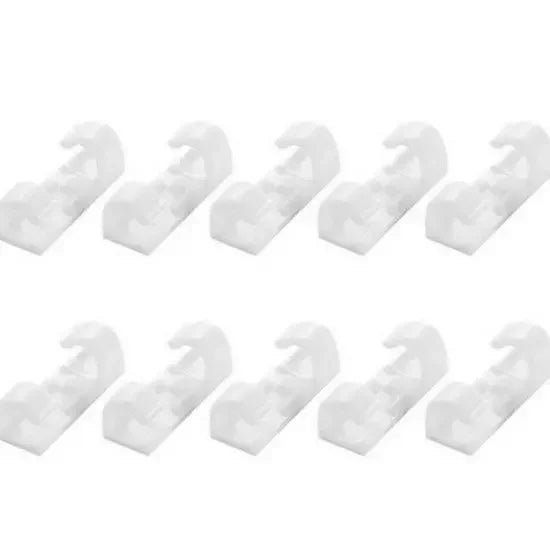 20 stücke Kabel Organizer Clips Kabel Clips Management Kabel Organizer ABS Draht Kabel Halter USB Lade Daten Linie Schutz