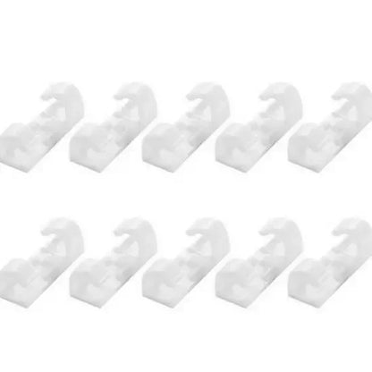 20 stücke Kabel Organizer Clips Kabel Clips Management Kabel Organizer ABS Draht Kabel Halter USB Lade Daten Linie Schutz